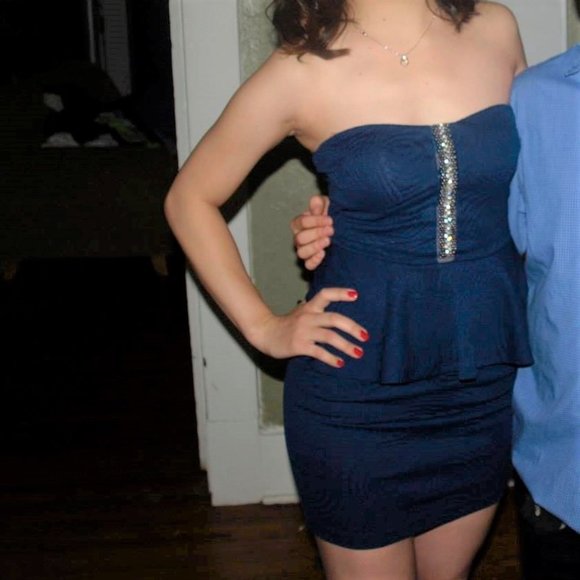 Charlotte Russe (or Windsor) Peplum Mini Dress - Picture 10 of 10